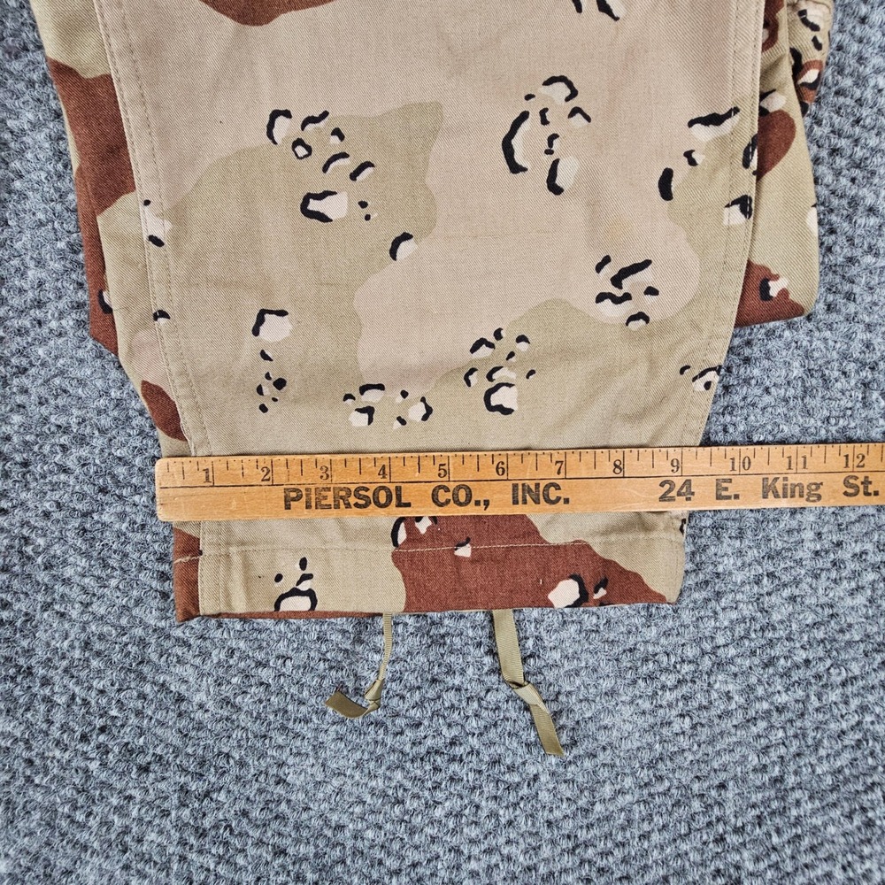 Vtg US Military Chocolate Chip Desert Camo Combat Cargo Pants Trousers XL 90's - Picture 4 of 9